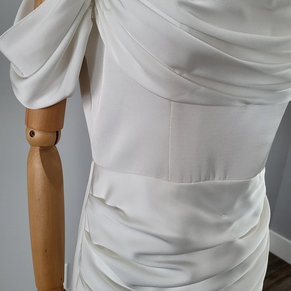 Mori Lee 21821 Ivory Bridesmaid Bridal Wedding Dress - Picture 4 of 16